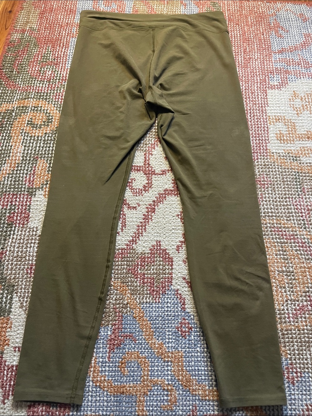 Pact Organic Cotton Leggings Olive Green Size L - Picture 6 of 7